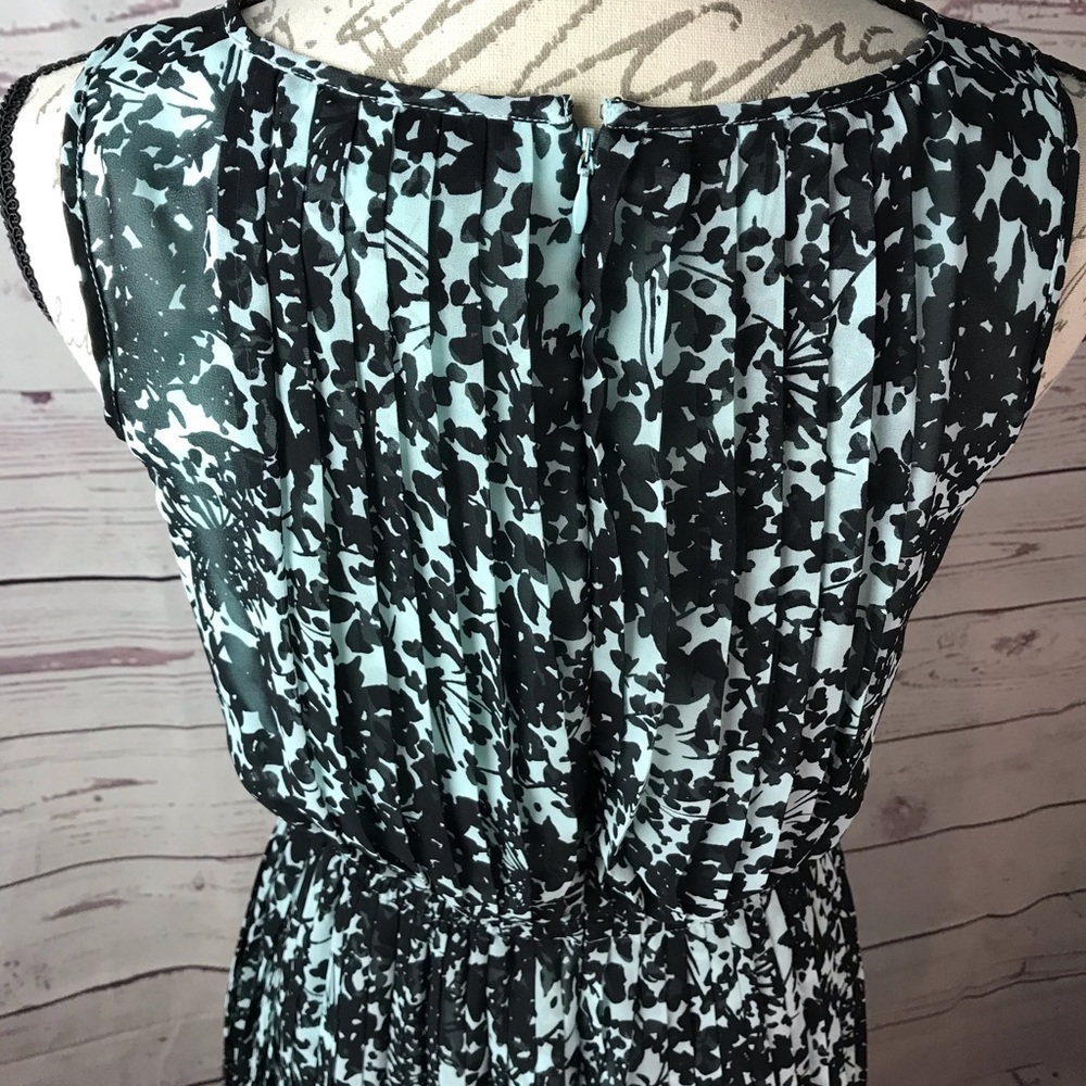 Banana Republic Dress Blue Black Sleeveless size 2 - Picture 6 of 14